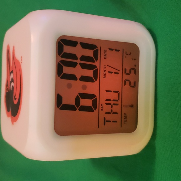 MLB Other Baltimore Orioles Alarm Clock With Color Changing Glow